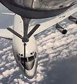 JSTARS has a flight endurance of 11 hours, or 20 hours with in-flight refuelling.