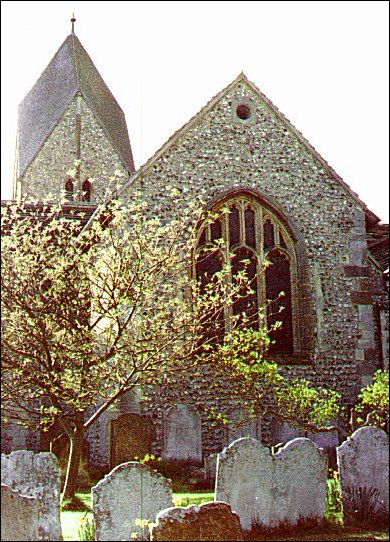 View of Sompting Parish Church from the east