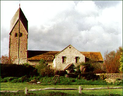 Sompting parish church from the south