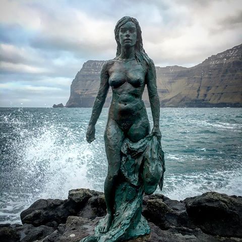 The Seal Woman of Mikladalur Faroe Islands.
