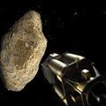 Hidalgo arrival to the asteroid